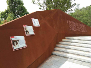 德江耐候钢挡土墙